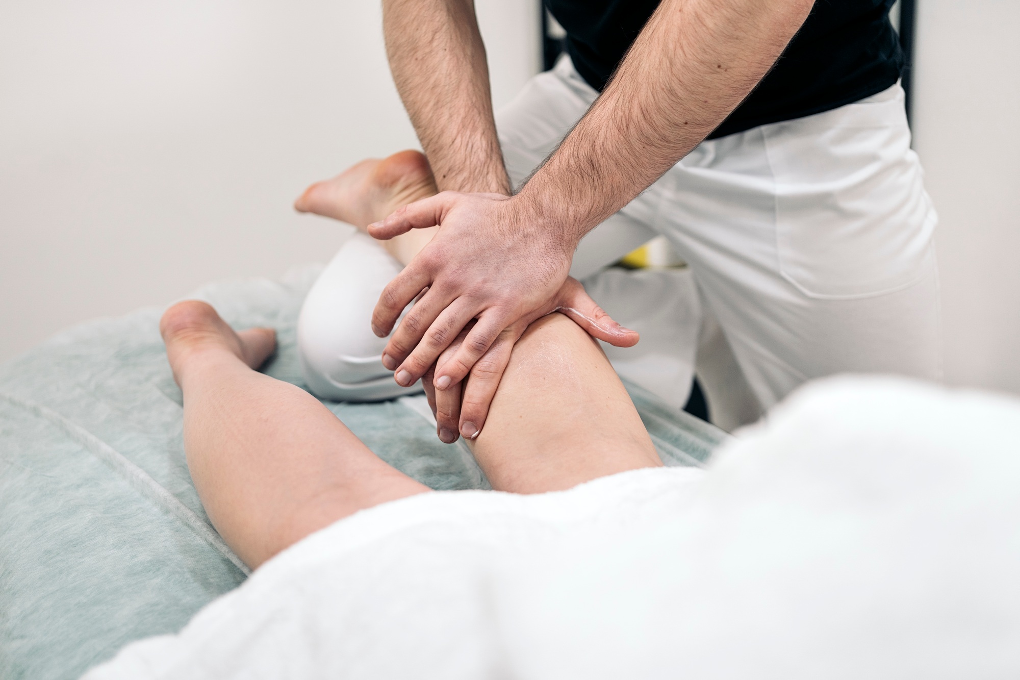 Physiotherapist Giving Massage